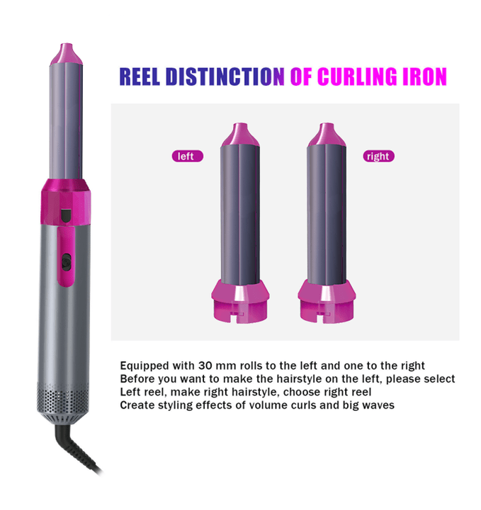 Hot Air Brush 5-in-1 Blow Dryer Brush for Smooth