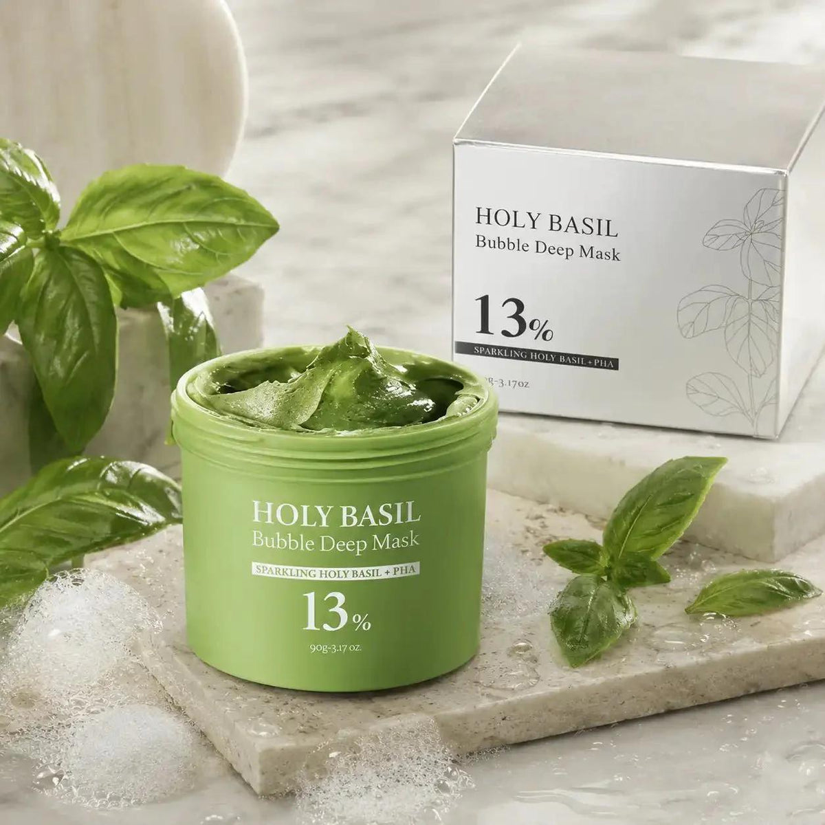 Holy Basil Bubble Deep Face Mask