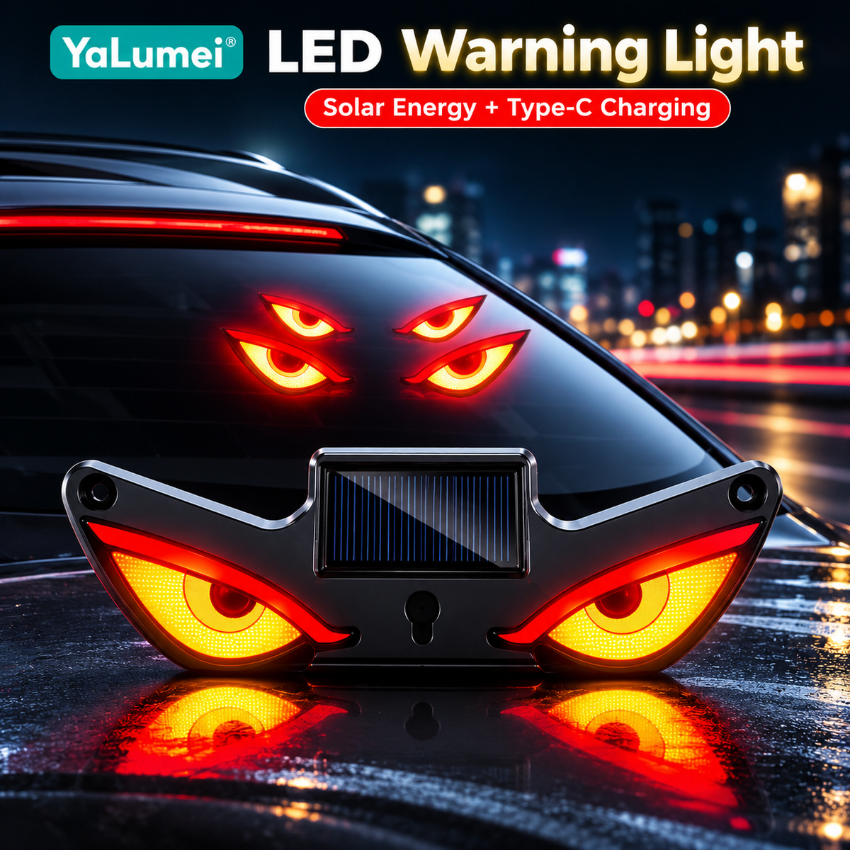 Devil Eyes LED Car Window Light