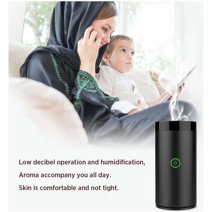 BK-208 Portable Electric Bakhoor Burner - Mini Travel Incense Heater for Car, Home & Office, Charcoal-Free Operation