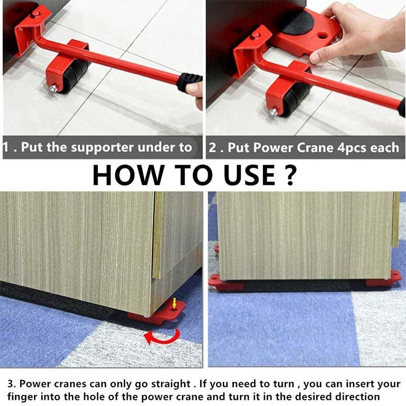 Heavy Furniture Mover Set Move Sofas Beds
