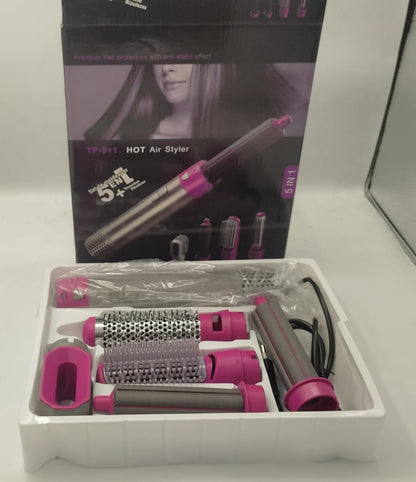 Hot Air Brush 5-in-1 Blow Dryer Brush for Smooth
