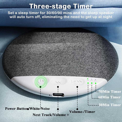 Wireless Bluetooth Pillow Speaker for Sleeping